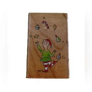 Festive Elf Home Design Stamp